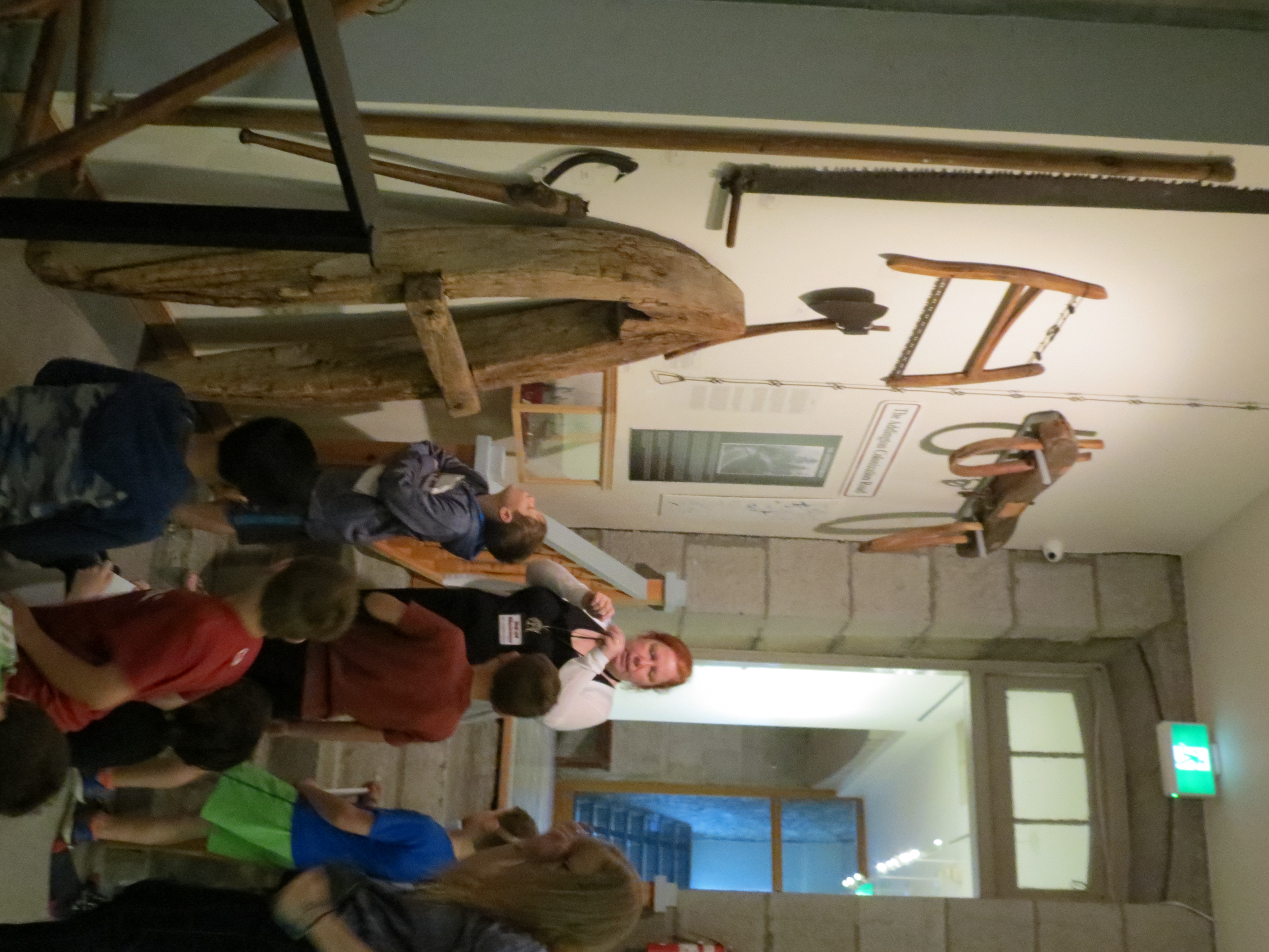 students explore artifacts and lennox and addington county museum and archives