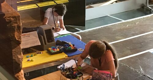 BCK students journaling during a week with BCK